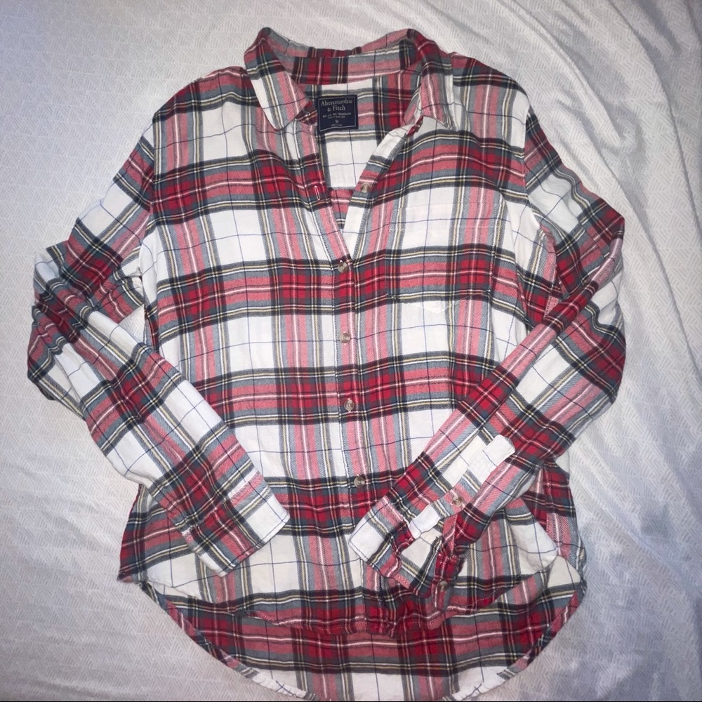 Abercrombie and Finch plaid button down
